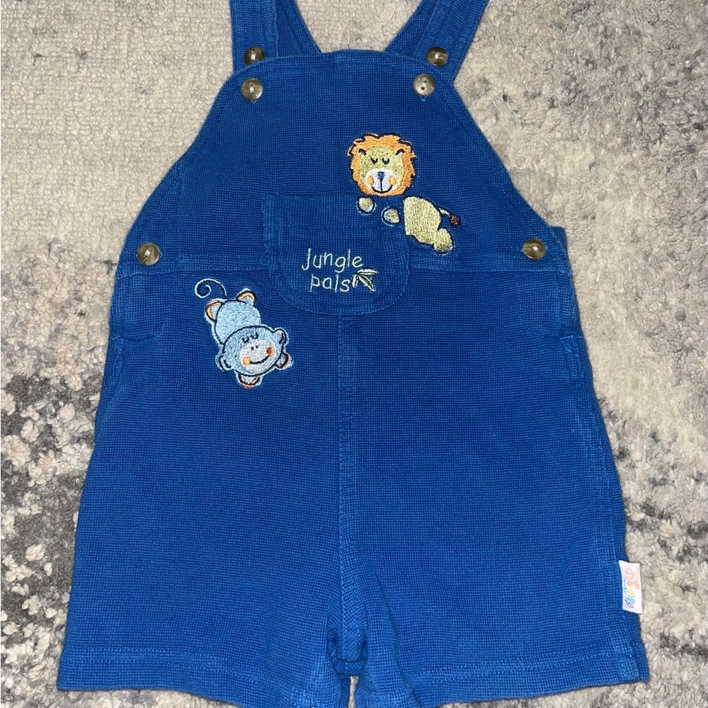Vintage Disney Blue Cartoon Character Overalls